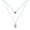 Silver, variant on K-KED S925 Solid Sterling Silver Zirconia Evil Eye Lucky Hand Pendant Layer Necklaces-Silver