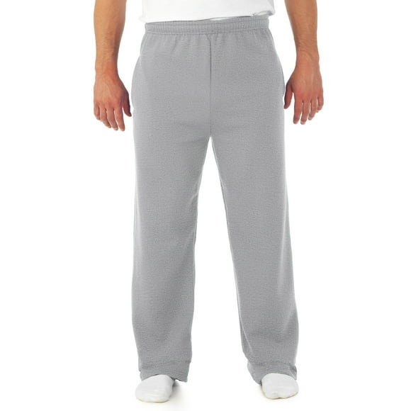 Jerzees Men's Fleece Sweatpants, Light Grey Heather, Medium
