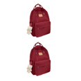thumbnail image 1 of relayinert Fabric Shoulder Bag Reliable Partner For Everyday Adventures Multi-functional wine red 32*12*42cm 2Set, 1 of 6