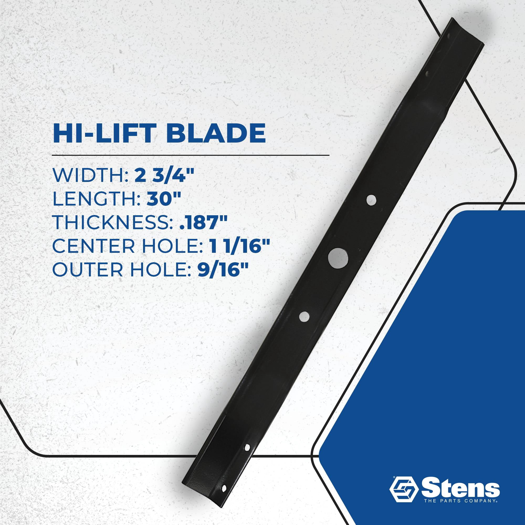 Stens 335-307 1 Hi-Lift Blade for Snapper 30" Cut Lawn Tractor Mower Deck