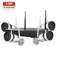 thumbnail image 1 of Sistema de cámara de seguridad inalámbrica de 3MP, 8CH NVR 4 piezas Cámara de vigilancia W Romacci Cámara de seguridad, 1 of 7