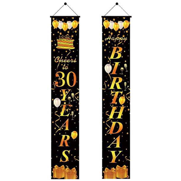 Birthday Couplet Happy Birthday Outdoor Decoration Curtain Banner
