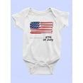 thumbnail image 3 of Independence Day Usa Flag Bodysuit Infant -Image by Shutterstock,  Newborn, 3 of 4