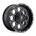 thumbnail image 2 of Fuel 1PC Aluminum Rim D525 REVOLVER 16X8in Matte Black Milled Finish, D52516802645, 2 of 3