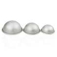 thumbnail image 5 of 6pcs Aluminum Alloy Half Ball Cake Mold Fast Shaping Mould Round Easy Bake Pan Bakery Tools, 5 of 5
