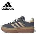 thumbnail image 3 of Zapatillas de skate de suela gruesa para mujer Adidas Originals Gazelle Bold, cómodas, antideslizantes, informales, a la moda para exteriores, 3 of 5