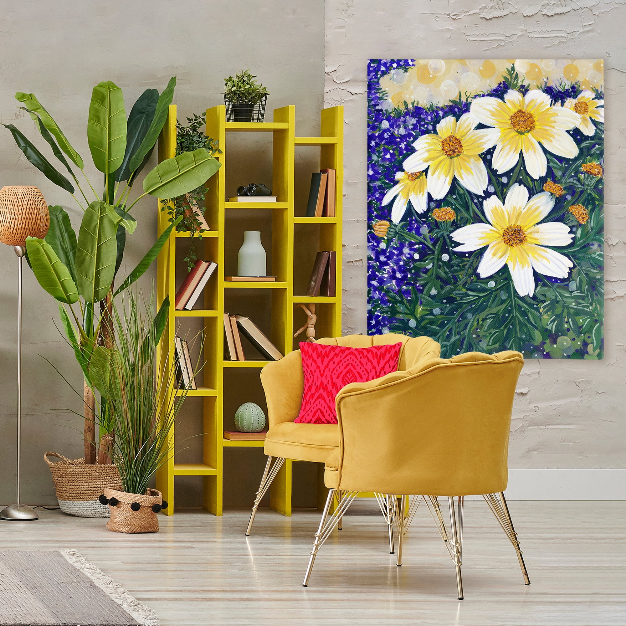 Stupell Industries Summer Garden Cosmos Canvas Wall Art, design by Sarah Waldron Kimball