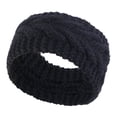 thumbnail image 1 of Diadema de punto elástico, diadema, herramienta de maquillaje, turbante para niñas y adultos Negro Salvador Envolturas de cabeza de punto, 1 of 10