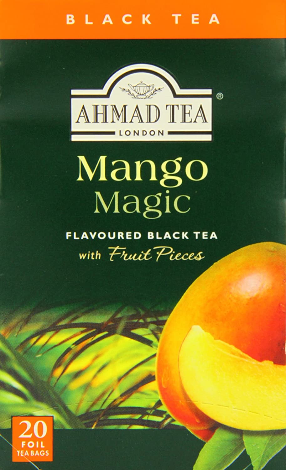 Ahmad Teas Mango Black Tea 1.4oz 20 Tea Bags