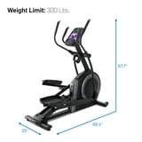 NordicTrack Studio Smart Elliptical with 20 Digital Resistance Levels ...