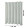 thumbnail image 3 of Shower Curtain*1 White Shower Curtain Shower Curtain Plain Thick Curtain Hotel Solid Color Shower Curtain. Shower Curtain, 3 of 6