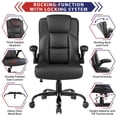 thumbnail image 6 of JONPONY Leather Office Chair, Big and Tall Office Chair 400LBS Wide Seat Ergonomic Computer Desk Chair High Back Executive Leather Chair Adjustable Task Chair Lumbar Back with 1-Year Warranty, Black, 6 of 12