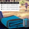 thumbnail image 6 of Adult Sleeping Bag for Camping, 3 Season Lightweight Warm Bed Bag, Blue Medium, 6 of 7