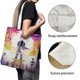 thumbnail image 3 of Jentry Chau vs. The Underworld Bolso de tela con estampado de lienzo para mujer, bolsa de compras reutilizable y estética, con cremallera interior, regalo para mujer,38*45cm., 3 of 6