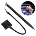thumbnail image 2 of Juego de 3 lápices ópticos de repuesto con cordón para pantalla resistiva, para navegación de coche, máquina de pedidos POS, consola de juegos, impresora de impuestos, 2 of 7