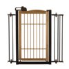 Richell USA 94181 Take One-Touch Pet Gate - Bamboo