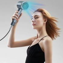XIAOLE Hair Dryer High-Power Negative Ionic Hair Dryer Home Hair Dryer Hot Wind Comb Hair Salon Blowing Comb Ast Drying, Low Noise Constant Temperature Of 134.6℉ 3 Speeds