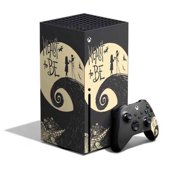 Skinit Disney The Nightmare Before Christmas Jack and Sally Meant to Be Xbox Series X Bundle Skin