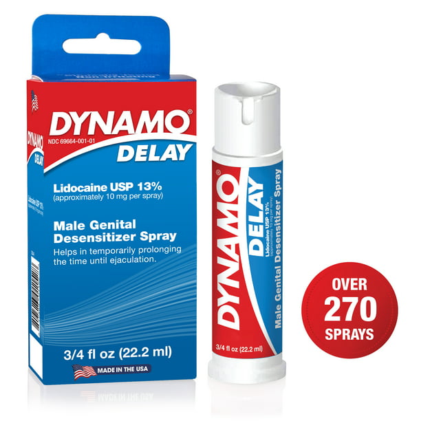 Dynamo Delay Male Desensitizing Spray With 270 Sprays Per Bottle