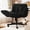 Black, variant on VividGreen Criss Cross Chair with 5-level Folding Armrest, Comfortable Adjustable Swivel Vanity Chair for Home, Make Up, Bed Room, Office, Accent (Black)