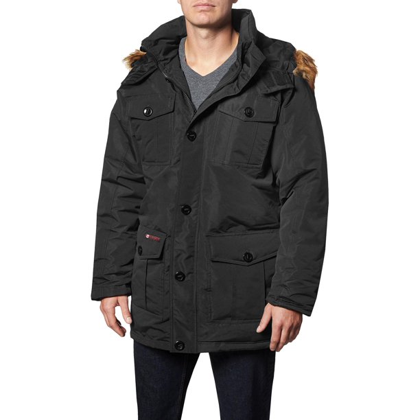 Canada Weather Gear Canada Weather Gear Mens Faux Fur Heavyweight