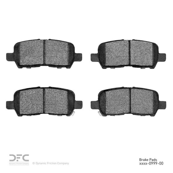 Dynamic 1551-0999-00 DFC 5000 Advanced Brake Pads - Ceramic Fits select: 2011-2013 CHEVROLET IMPALA, 2014-2016 CHEVROLET IMPALA LIMITED