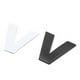 thumbnail image 1 of Pegatina Auto Emblema Etiqueta Adhesiva Negro Metal 3D V Letra del Alfabeto Forma, 1 of 1