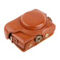 thumbnail image 3 of Protective PU Leather Camera Bag With Tripod Design For Sony RX100 (brown), 3 of 6