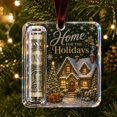 thumbnail image 3 of Acrylic Christmas Money Holder Ornament, Cash Gift Card Holder with Velvet Ribbon for Tree, Mantel, and Holiday Display, 3 of 6
