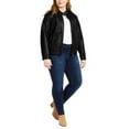 thumbnail image 1 of Jou Jou Trendy Plus Size Faux-leather Black XLarge, 1 of 4
