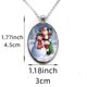 thumbnail image 4 of Collar con colgante ovalado de Papá Noel para mujer, moda creativa, tendencia hermosa, regalo de fiesta de joyería, 4 of 4