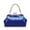 Blue, variant on IELGY Fashion Ladies Patent Leather Handheld One Shoulder Slant Bag for Bridal Dinner