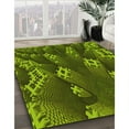 thumbnail image 2 of Ahgly Company Indoor Rectangle Patterned Dark Forest Green Area Rugs, 7' x 9', 2 of 6