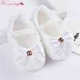 thumbnail image 6 of Xinhuaya Baby Girls Shoes Noble Bow Flower Shallow First Walker Infant Soft Sole Prewalker, 6 of 6
