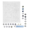 thumbnail image 4 of Number Coloring Painting Beginner HandPainted Linen Cloth DIY Acrylic Drawing Supplies, 4 of 5