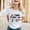 White, variant on Yuhangmm Womens T Shirts Women's T-Shirts Womens Sarcastic T Shirts With Funny Sayings Novelty Graphic Tees For Women White S