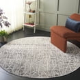thumbnail image 2 of SAFAVIEH Maya Eveleen Abstract Area Rug, Taupe/Gray, 6'7" x 6'7" Round, 2 of 10