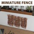 thumbnail image 7 of MLINS  3 Pcs Party Fence Decoration Miniature Yard Ornaments Office Brown, 7 of 7