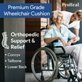thumbnail image 5 of Proheal Foam Wheelchair Seat Cushion with Removable Nylon Cover - 20"x18"x3", 5 of 6