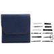 thumbnail image 1 of Juego de herramientas de aseo para manicura, cuchillo de pedicura, tijeras, cortaúñas de acero inoxidable, 12 Uds., azul real, 1 of 8