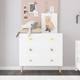 thumbnail image 2 of Niños 3 cajón vestidor, mesa de noche del bebé para el dormitorio, armario de almacenamiento para el niño pequeño para la sala de estar, habitación del niño pequeño, guardería, armario, apartamento, 2 of 5