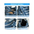 thumbnail image 5 of Deago Women's Retro Large Denim Shoulder Bag Crossbody Handbags Casual Style Lightweight Jean Tote Purse (Blue), 5 of 9