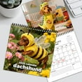 thumbnail image 3 of Dachshund Wall Calendar 2026 | Funny Sausage Dog Wall Calendars 2026 | Novelty Dachshund Honey Family Monthly Calendar with Large Grids | Cute Sausage Dogs Gift Walls Planner for Home Decor(A), 3 of 6