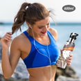 thumbnail image 5 of Yayeee 20oz Insulated Water Bottle Double Wall Stainless Steel with Flip Straw Lid, Colorful Skeleton, 5 of 7