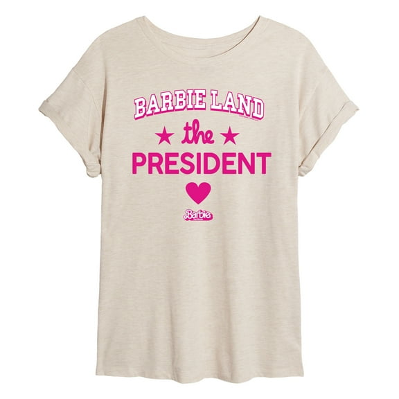 Barbie - Barbie Land President - Juniors Ideal Flowy Muscle T-Shirt
