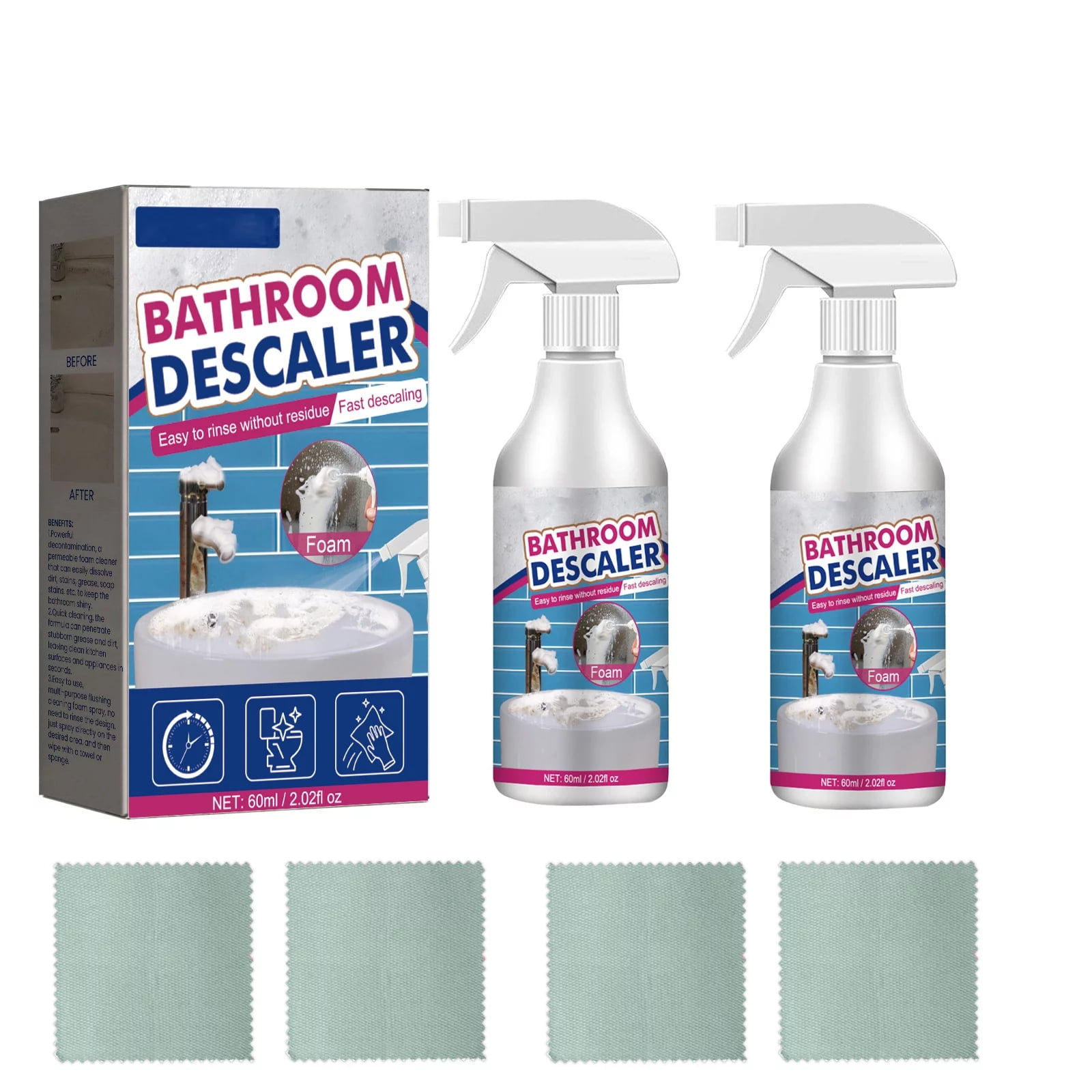 Cleaning Spray Bathroom Cleaner Bathroom Glass Descaler To Tile Faucet