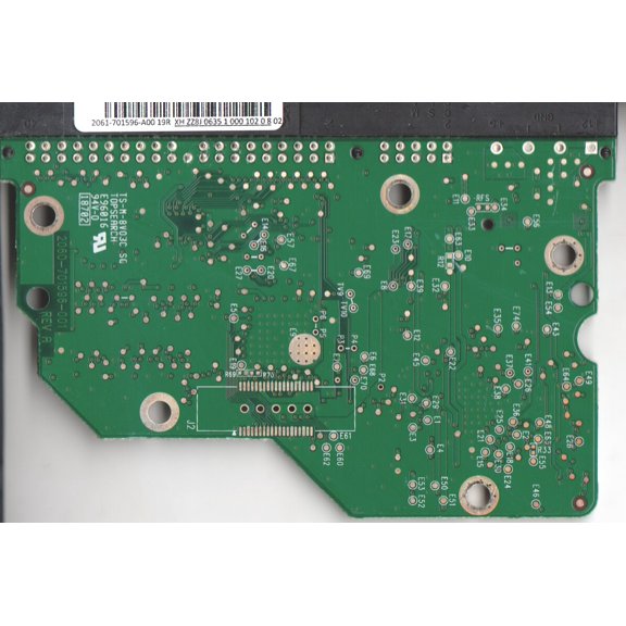 WD3200AAJB-00J3A0, 2061-701596-A00 19R, WD IDE 3.5 PCB