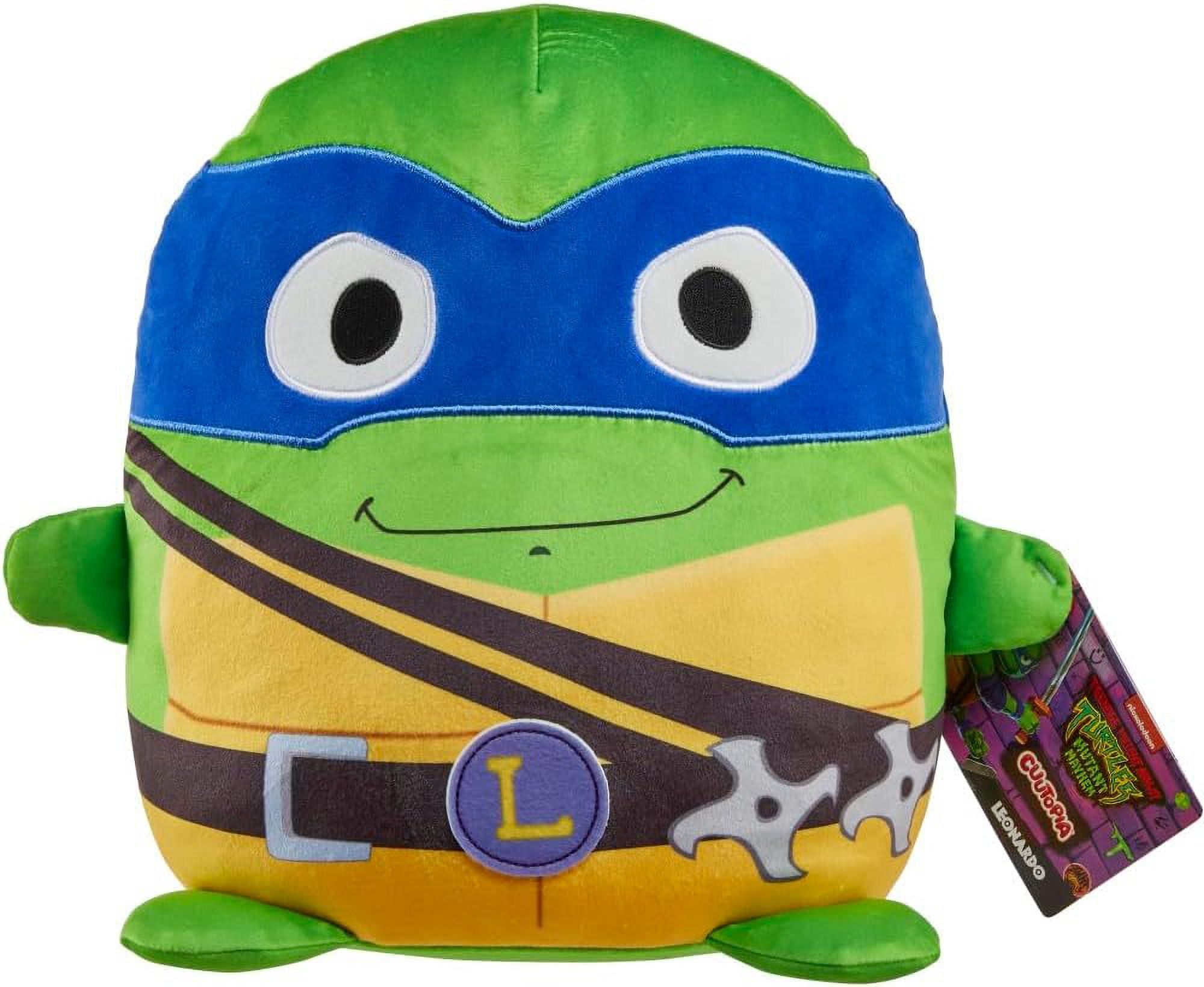 Teenage Mutant Ninja Turtles Mutant Mayhem Leonardo, Michelangelo, Donatello & Raphael Set of 4 Plush