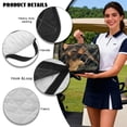 thumbnail image 6 of SEANATIVE Golf Cart Seat Covers for 2 Person Seats, Dust-proof Golf Cart Seat Blanket with 4 Pockets for EZGO Club Car Decor Accessories, Camo Hunting Forest Black, 6 of 7