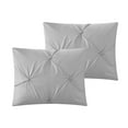 thumbnail image 3 of Grace Living Davonte Polyester Comforter Set - Pinch Pleated Pintuck, Solid Neutral Color, 3 of 9